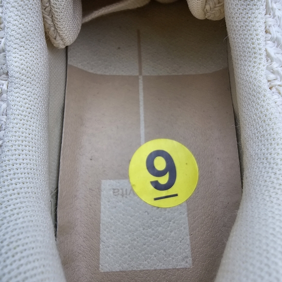 NWOT Dolce Vita Denae Dolan Lace-Up Platform Sneakers, Sandstone Knit, Women's 9 - Picture 12 of 16